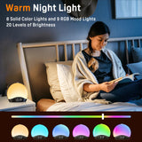 JALL 17 lumières colorées: ambience personnalisable pour le quotidien.