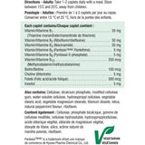 Jamieson B50 Complex, gélules de couleur neutre pour le métabolisme.