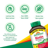 Biotine Jamieson 10 000 mcg, usage quotidien & facilité d’intégration à la routine