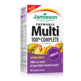 Jamieson multivitamines complets Citrus Twist boîte, soutien énergie quotidienne et bien-être.