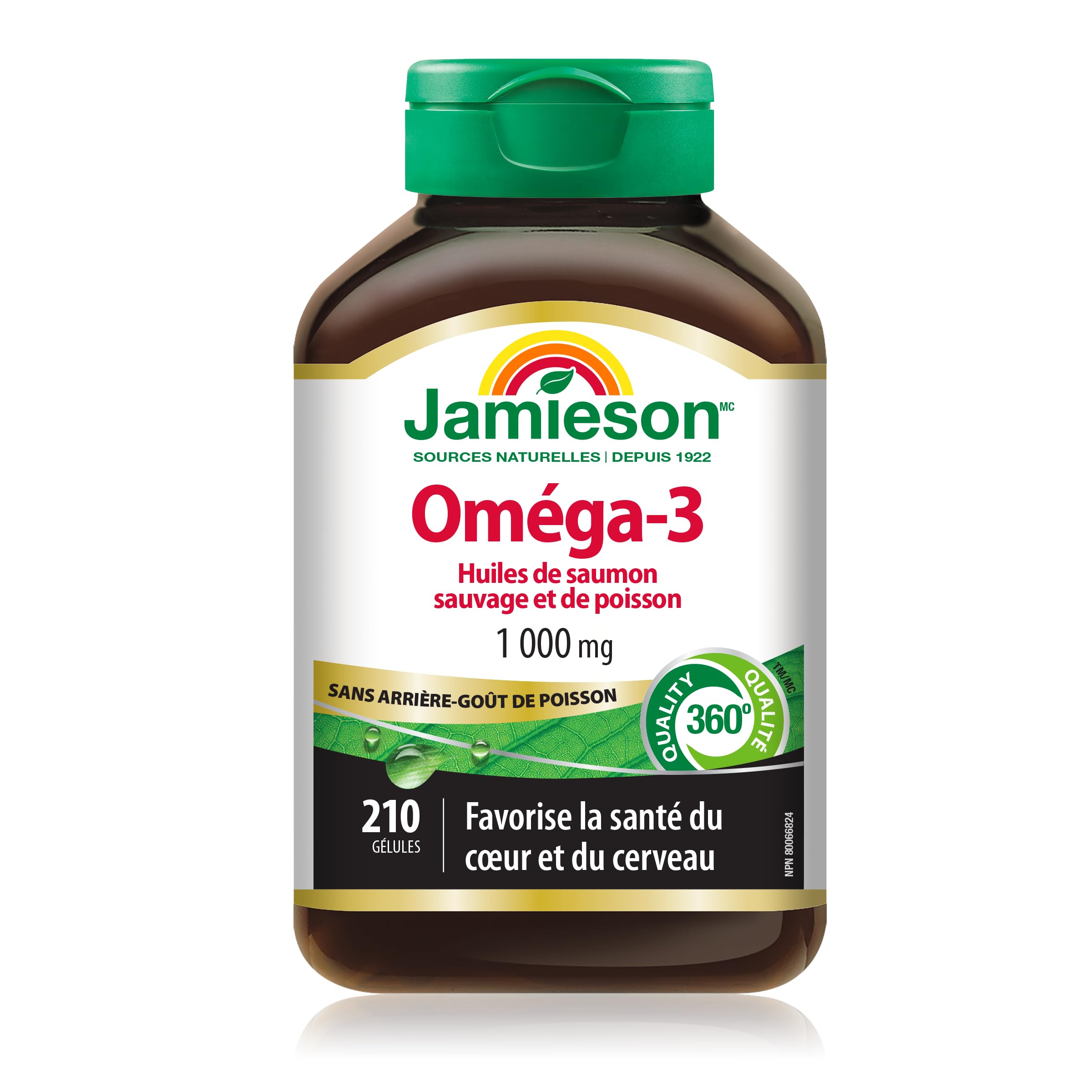 Jamieson-epa-dha-capsules: apport quotidien EPA et DHA pour le bien-être.
