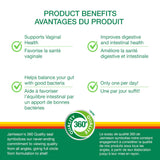 Jamieson Probiotiques Complexe pour Femmes – emballage idéal pour les voyages.
