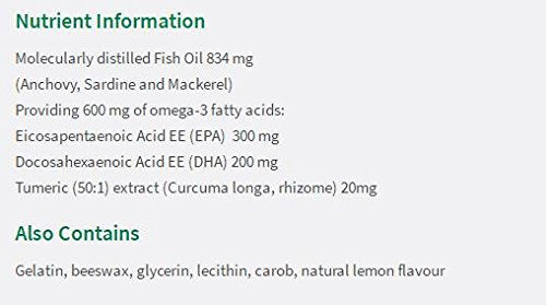 Jamieson Laboratoires Omega-3 + Curcuma, gelules, prise quotidienne possible pour le bien-être.