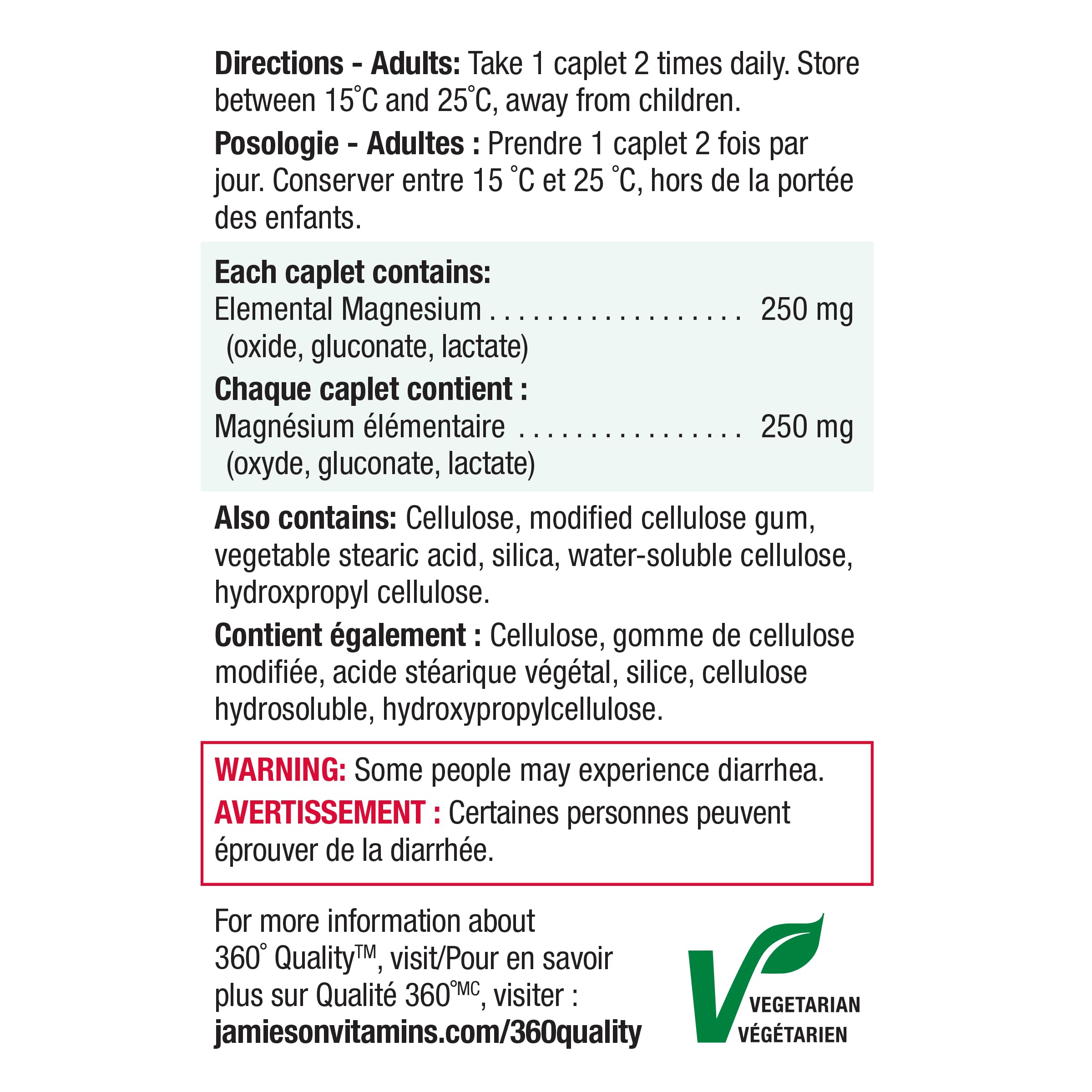 Comprimés Jamieson Magnésium 250 mg en main, intégrés à la routine journalière.