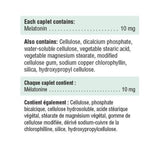 Jamieson Mélatonine caplets, libération douce prolonge le sommeil nocturne.
