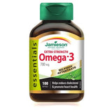 Jamieson Omega3 Extra Strength, capsules dans la bouteille, sans arrière-goût.