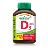 Jamieson Vitamin D3 bouteille 1000 UI, soutien immunitaire et routine matinale.