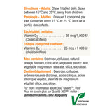Jamieson D3 gommes orange — dose journalière prête à consommer.