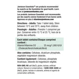 Prise quotidienne Jamieson Vitamin D3, facile à intégrer au repas.
