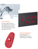 Kit JAPower pads nasaux transparents pour lunettes variées, remplacement facile.