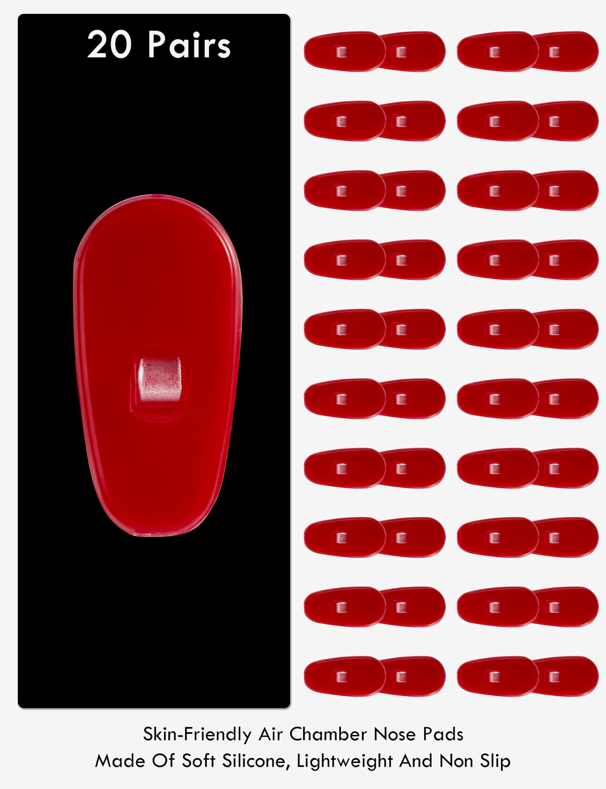 JAPower pads nasaux silicone transparent pour Wingfold, ajustement sûr et confort.