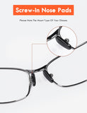 Plaquettes nasales JAPower pour Oakley Tincup OX3184, surface anti-glisse pour un ajustement sûr toute la journée.