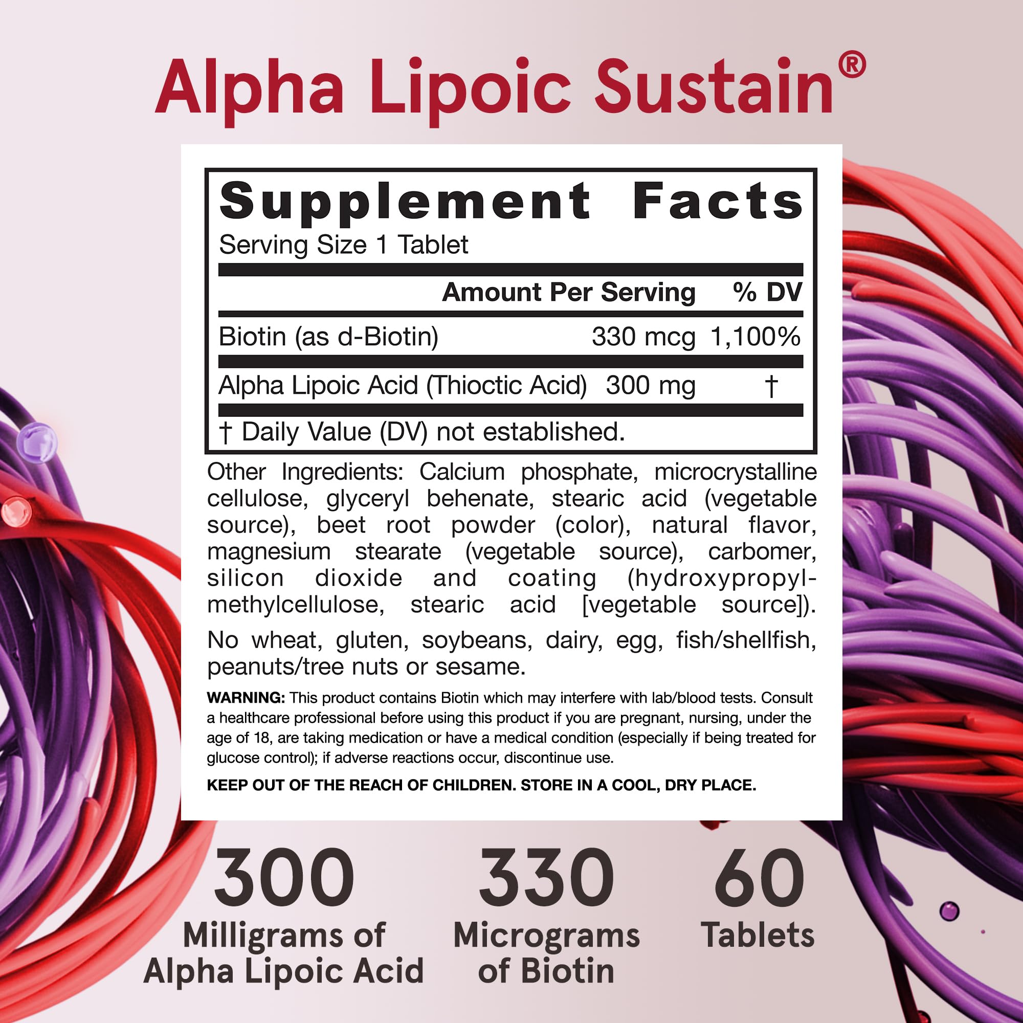 Prise facile avec repas dans la routine quotidienne de Alpha Lipoic Sustain
