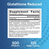 Concentration élevée de Glutathione Réduite dans les capsules végétales