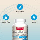 Présentation des 500 mg de Glutathione Réduite en capsules véganes