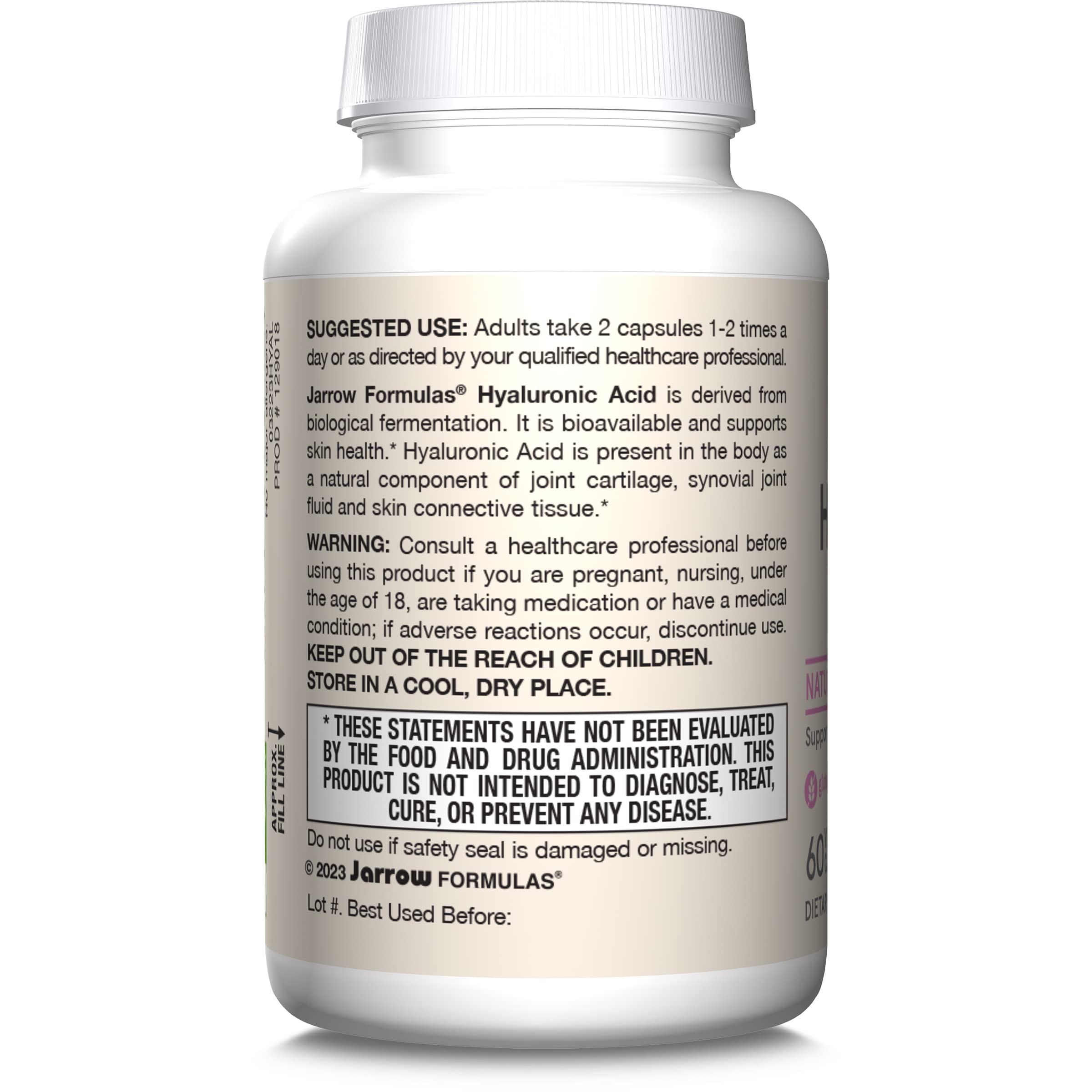 Emballage compact et clair avec toutes les informations essentielles