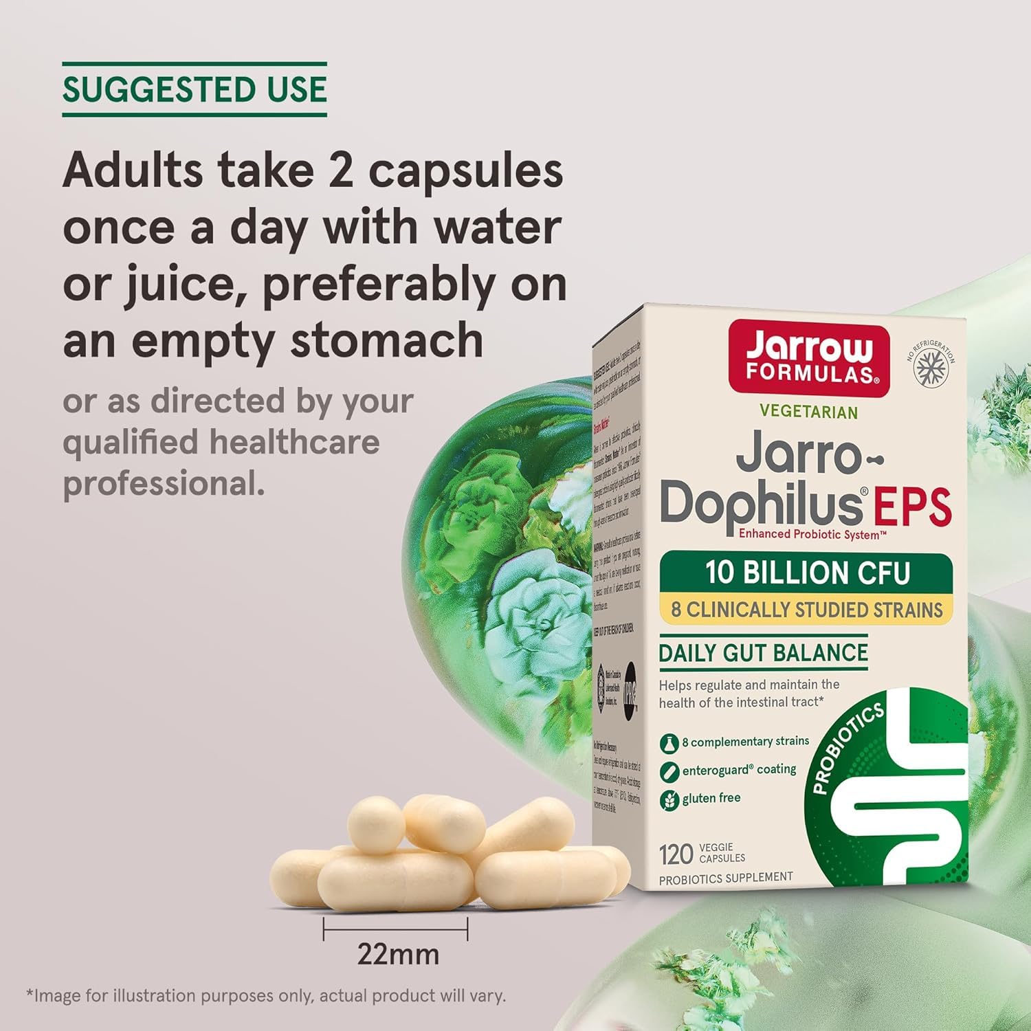 Emballage double avec deux boîtes Jarro-Dophilus EPS incluses.