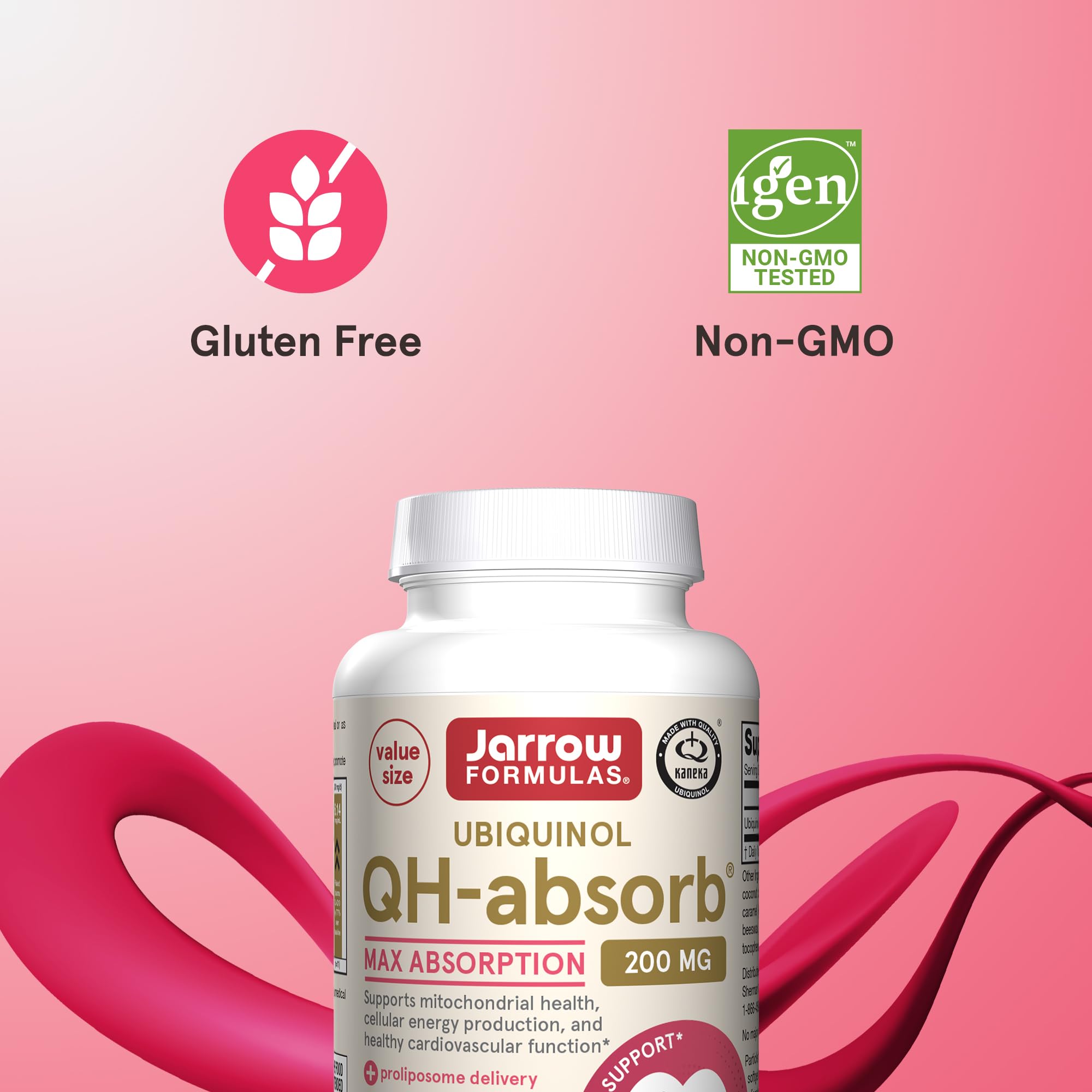Étiquette et emballage clair de Jarrow Formulas QH-Absorb.