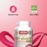Étiquette et emballage clair de Jarrow Formulas QH-Absorb.