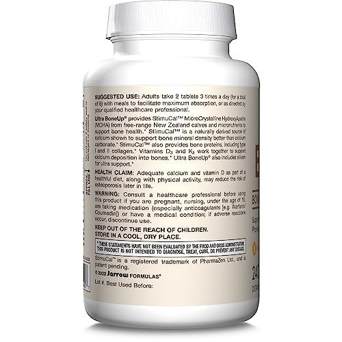 Jarrow Formulas Ultra BoneUp – posologie recommandée et utilisation quotidienne.
