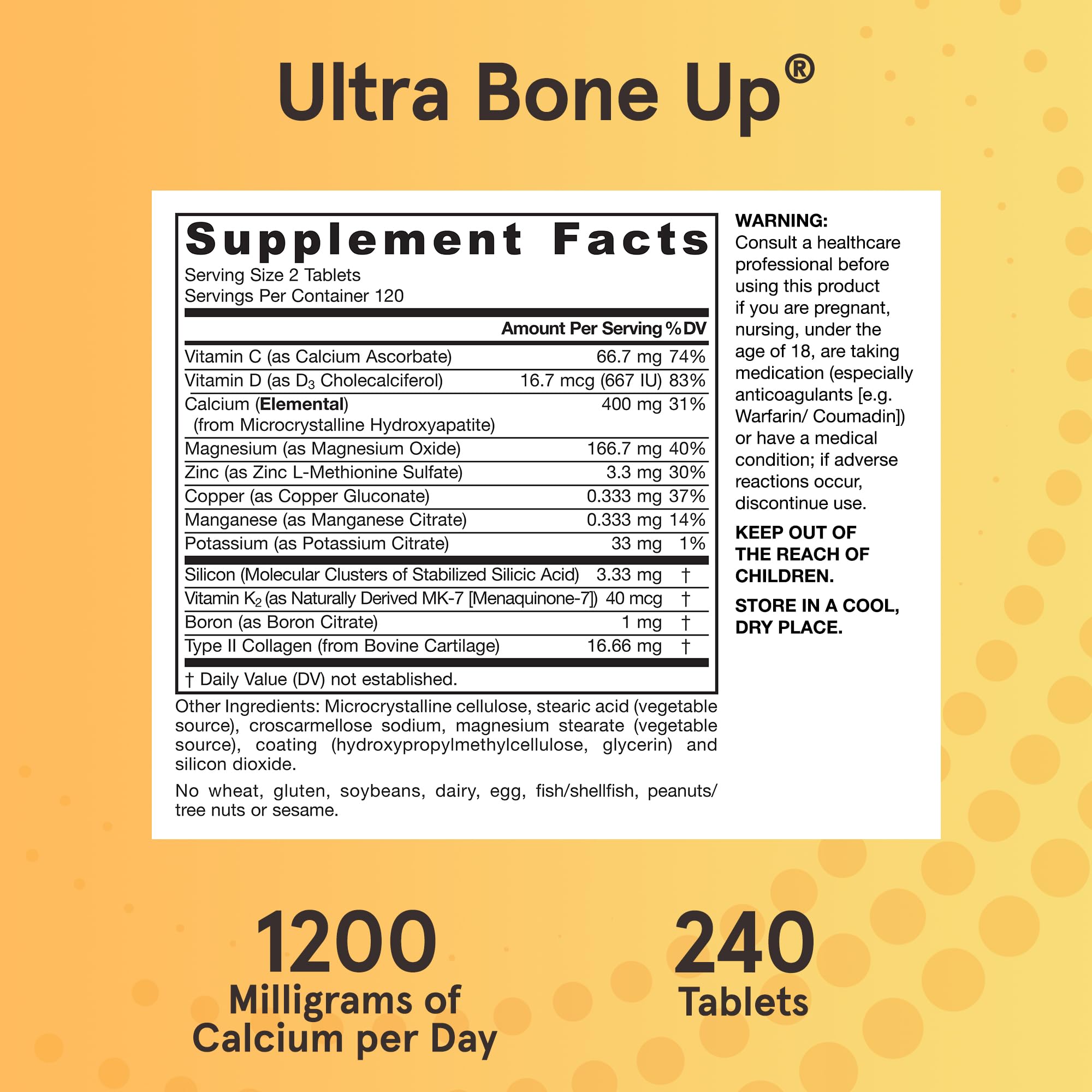 Jarrow Formulas Ultra BoneUp – vitamines D3 et K2 MK-7 pour le dépôt de calcium.