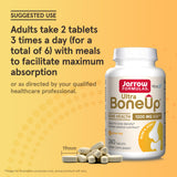 Jarrow Formulas Ultra BoneUp – collagène de type I, protéines osseuses incluses.