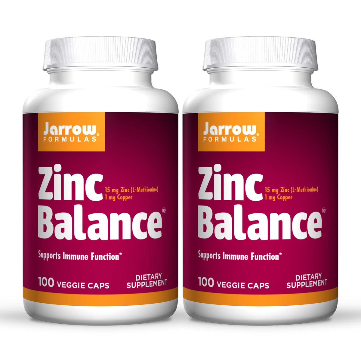Jarrow Formulas Zinc Balance: bouteille montrant le dosage et un soutien potentiel au quotidien