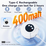 Design portable et silencieux pour une utilisation discrète.