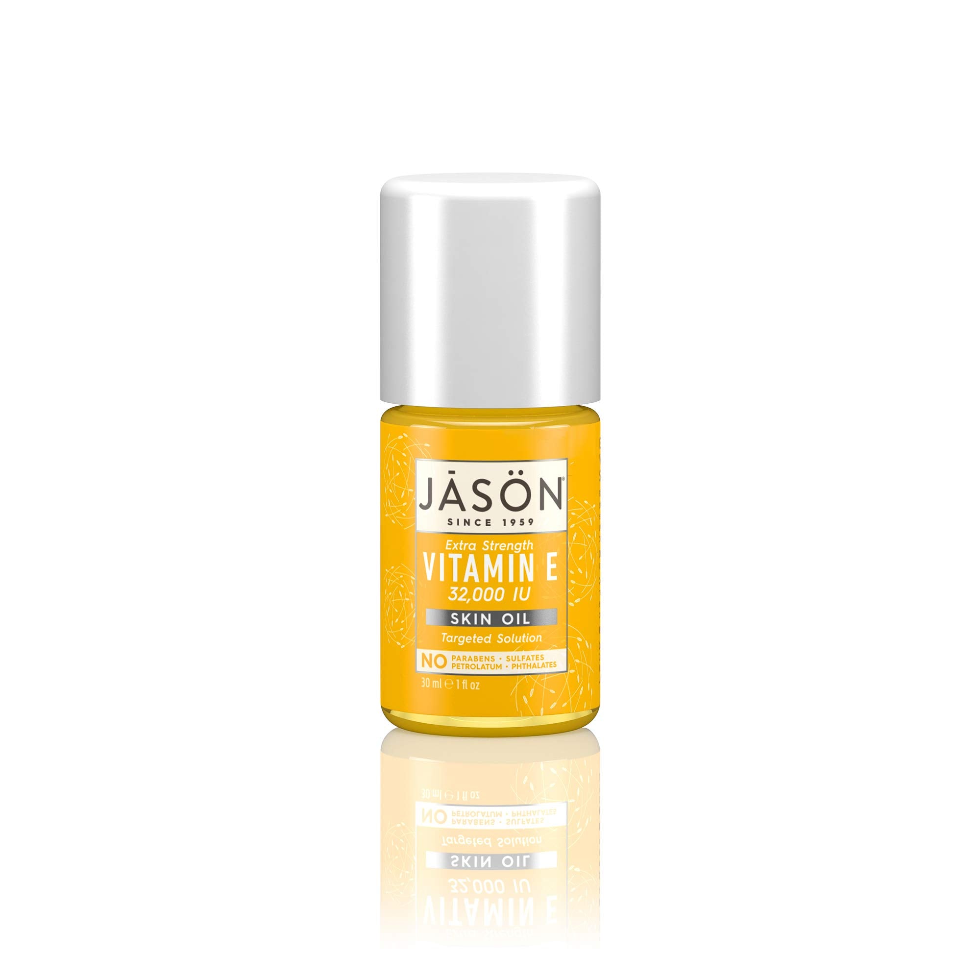 JASON Vitamine E 32 000 UI – flacon 30 ml pour nourrir la peau en profondeur.