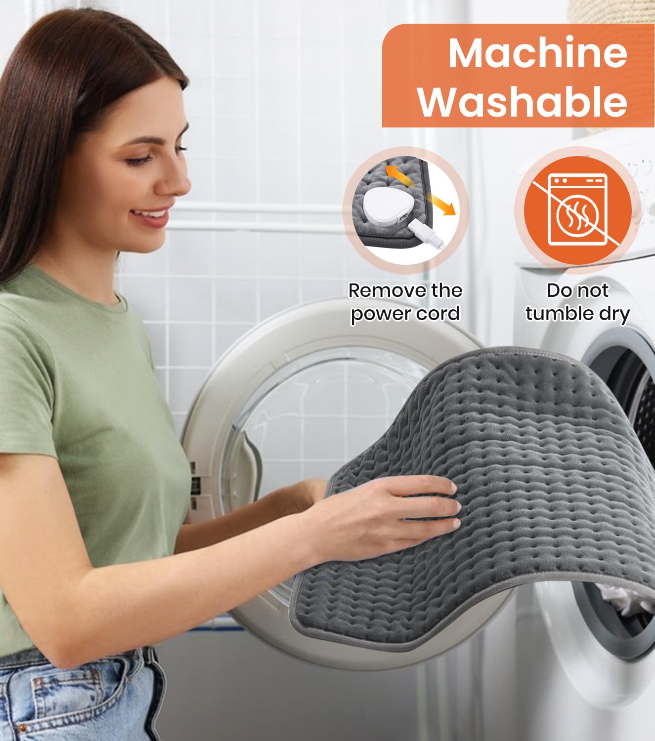 Jaspcy entretien: lavable en machine pour une hygiène durable.