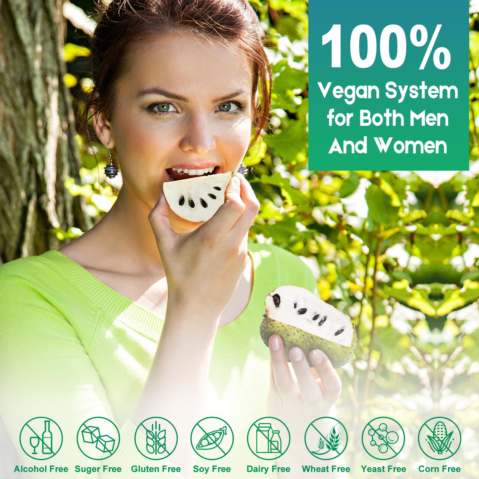 Javeriah Soursop Drops - emballage simple et recyclable.