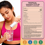 Javerse dissolution eau froide des électrolytes pour hydratation rapide au bureau.