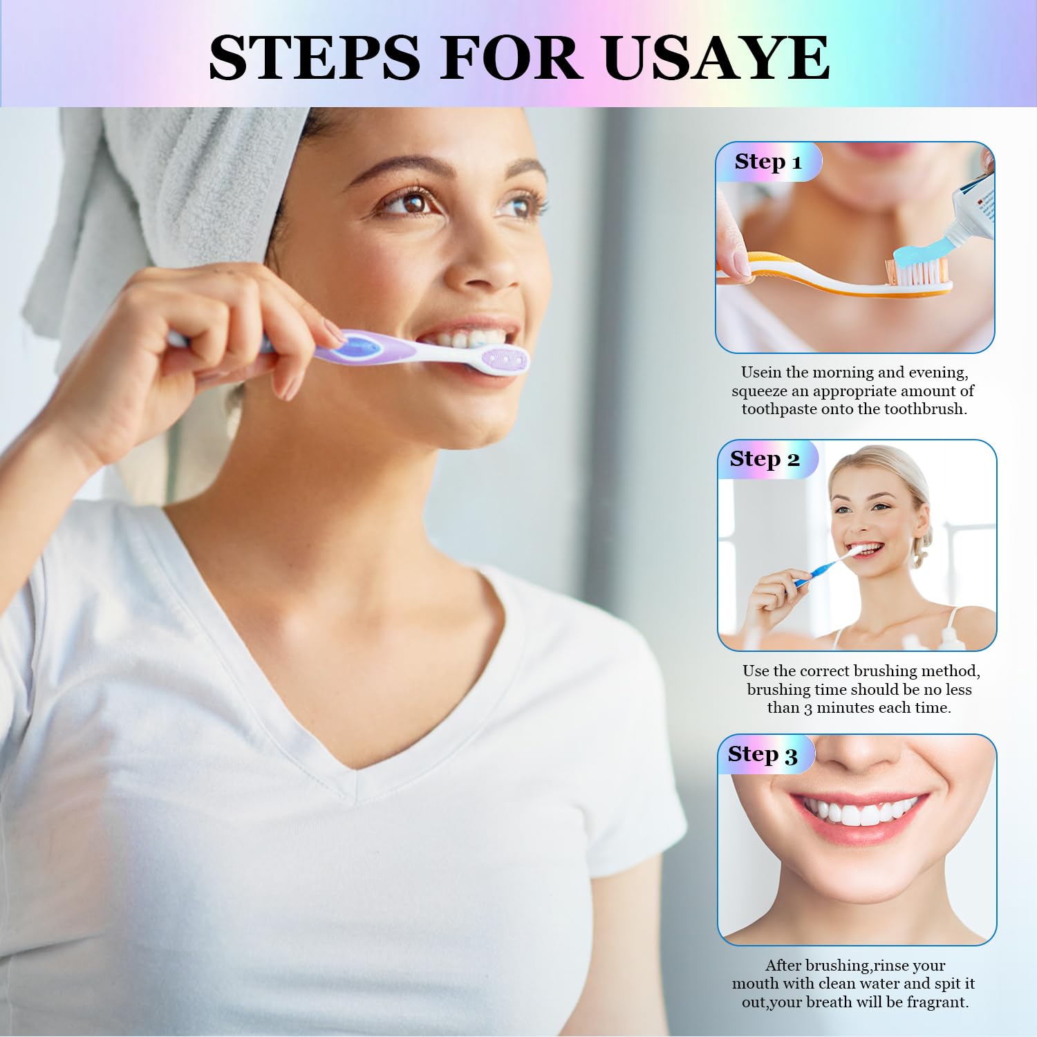Nettoyage en profondeur des dents avec Javpav Nicotinamide.