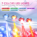 JAY SAREES Masque LED Or: version portable idéale pour usage nomade.