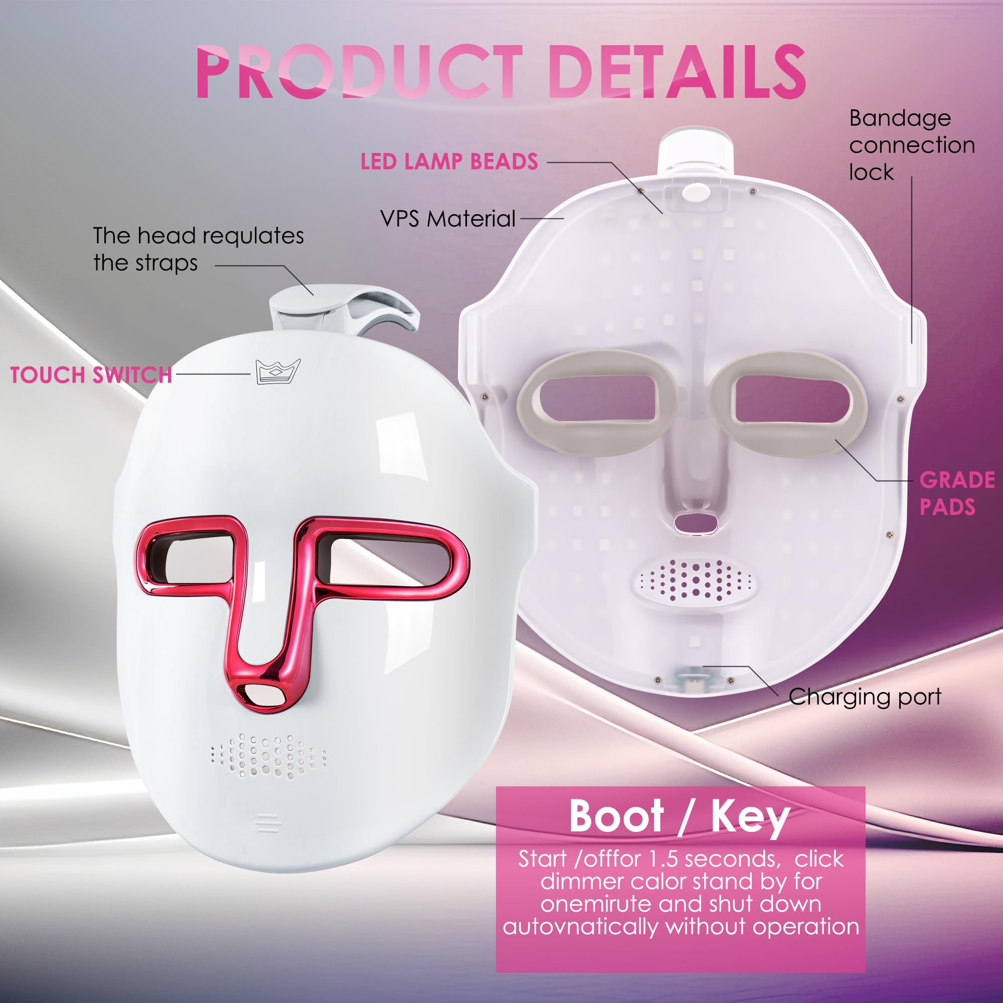 Masque Jay SAREES portable utilisable à domicile ou en voyage