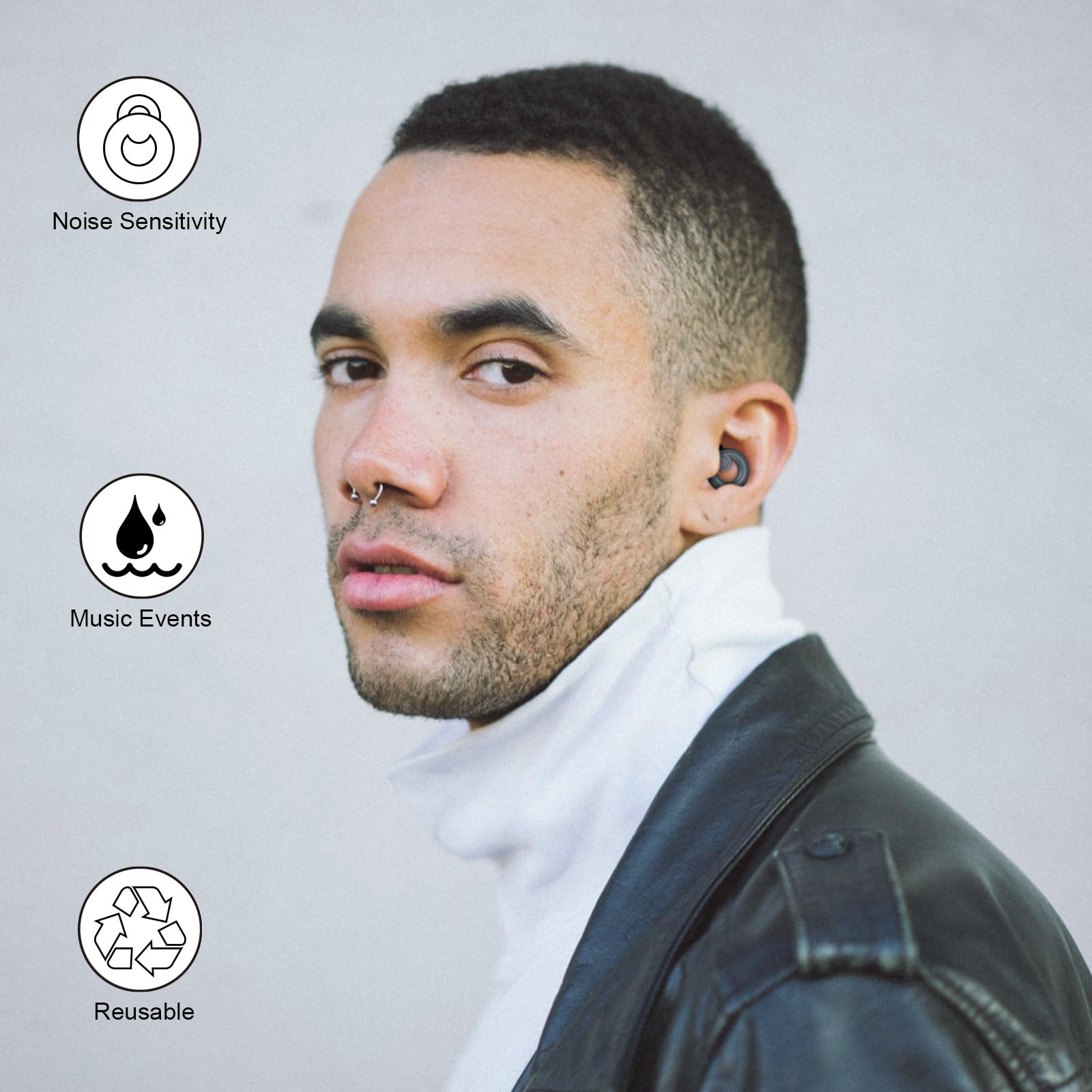 Jayine bouchons d'oreille utilisations multiples pour sommeil et concerts