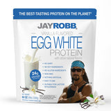 JAYROBB Protéine vanille emballage pratique pour boisson protéinée quotidienne.