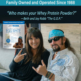 Étiquette nutritionnelle de Jay Robb Vanilla Egg White Protein