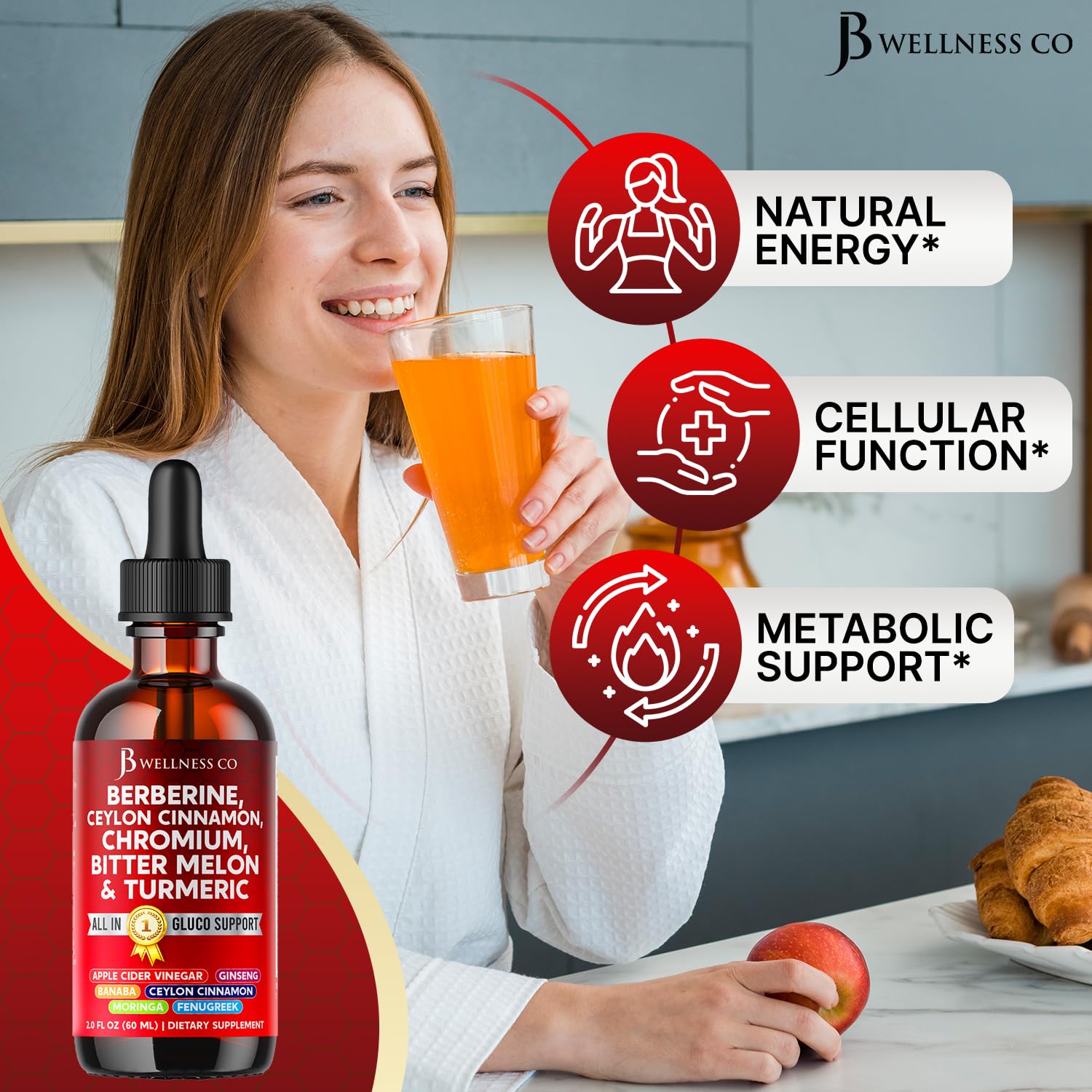 JB Wellness Co extrait Melon amer – ingrédient naturel pour l'équilibre