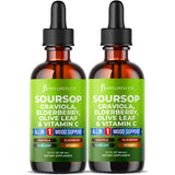 gouttes jb wellness co – corossol en flacon, soutien potentiel au bien-être quotidien.