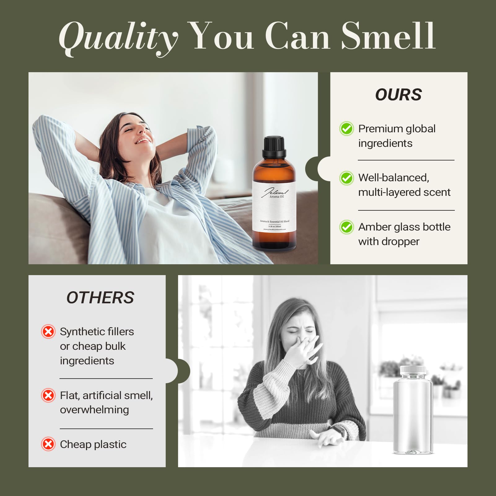 JCLOUD bouteille verre 100 ml – qualité visible et pratique