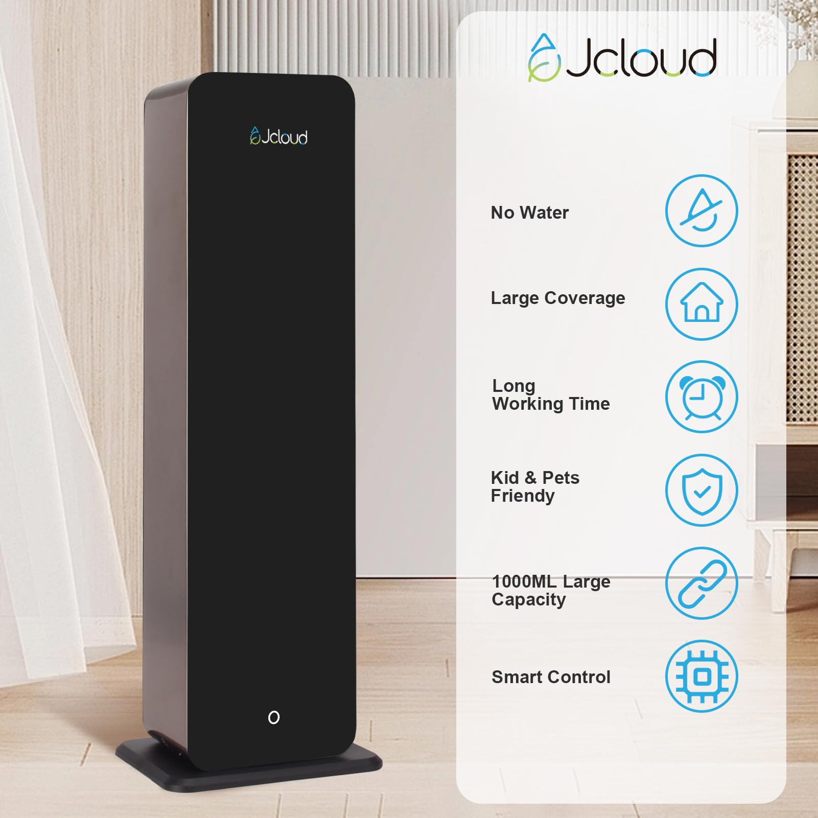 JCLOUD Upgrade interface-app Bluetooth, contrôle facile et personnalisable.