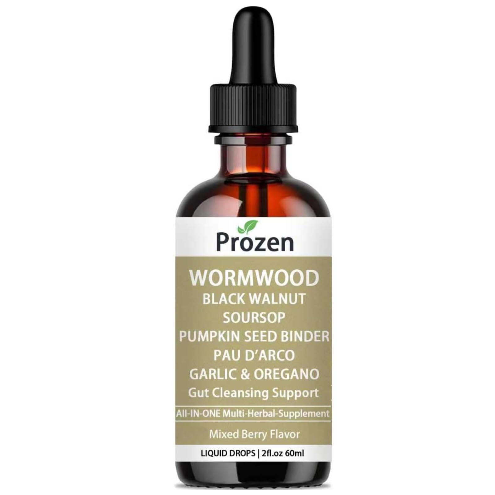 JcuffJ Prozen gouttes bouteille pratique pour une routine digestive quotidienne