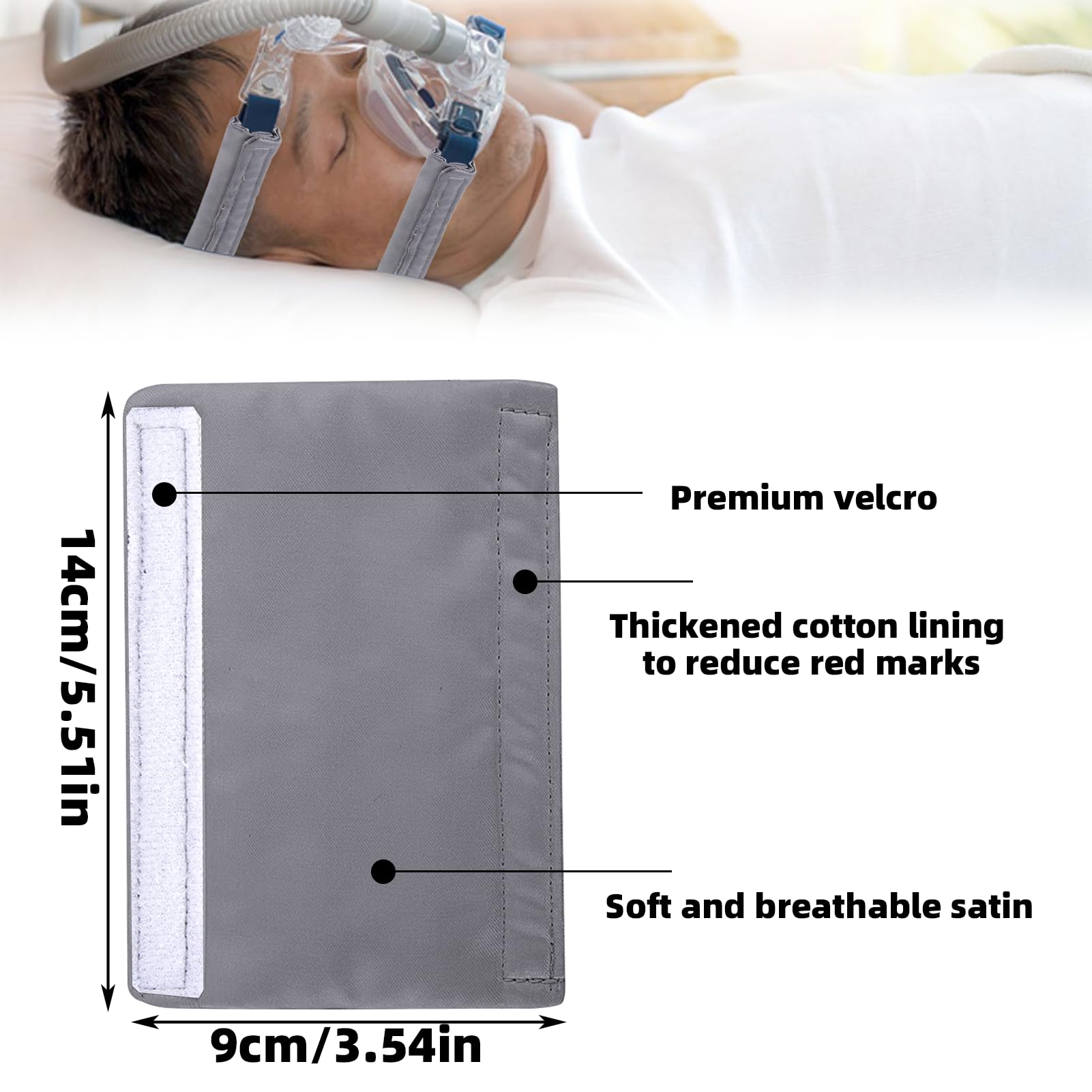 JDVBDNK coussin-douceur-cpap-visage apporte douceur et réduction des frottements