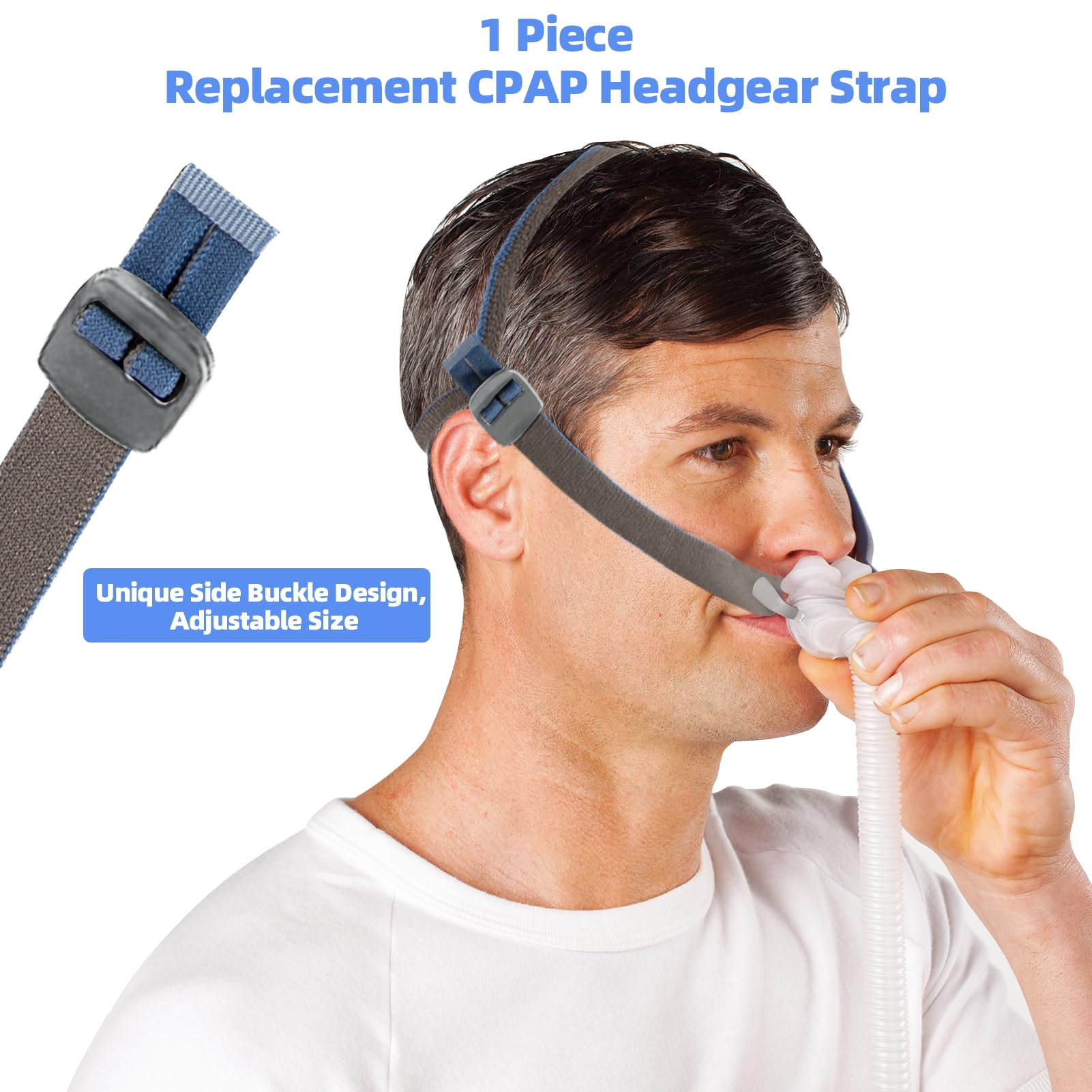JDVBDNK sangle remplacement AirFit N30 bleu pour un ajustement stable et fiable