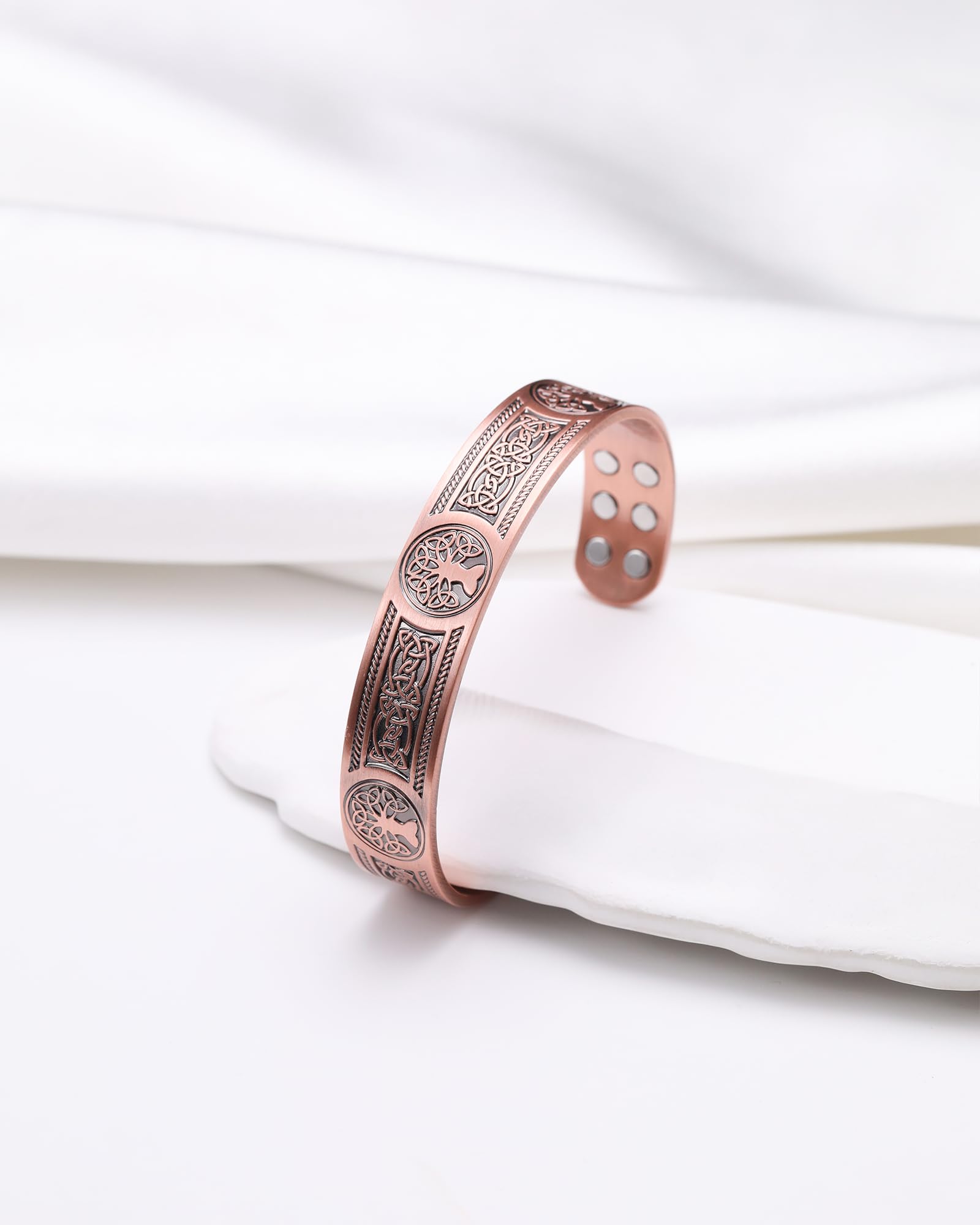Jecanori bracelet cuivre homme — hypoallergénique, sans plomb ni nickel