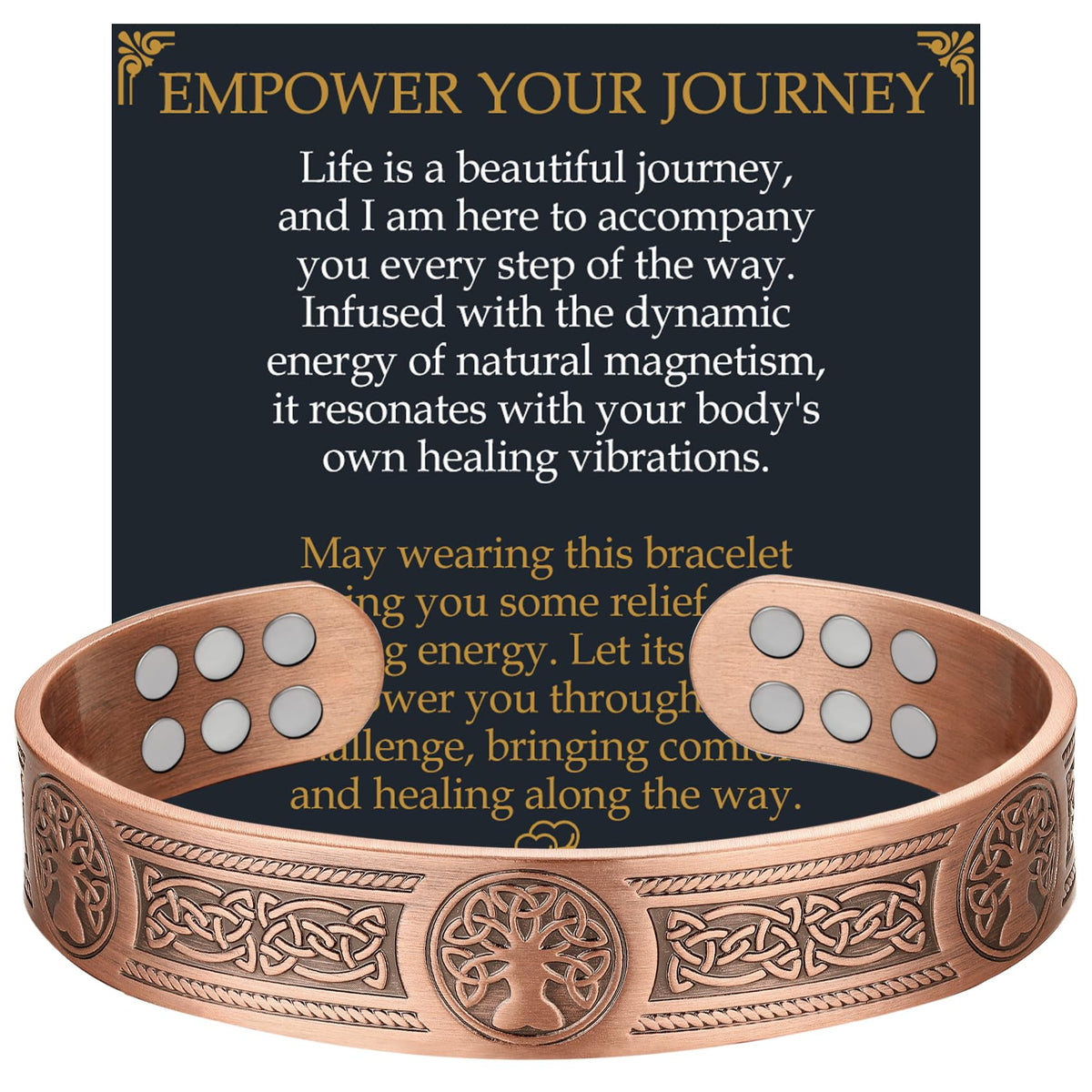 Jecanori bracelet cuivre homme — vue d’ensemble, style masculin durable