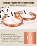 Ouverture ajustable du bracelet cuivre Jecanori