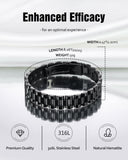 Jecanori acier et hematite, brillance durable et elegante.