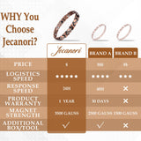 Jecanori détails cristaux bracelet, brillants et raffinés pour un look glamour